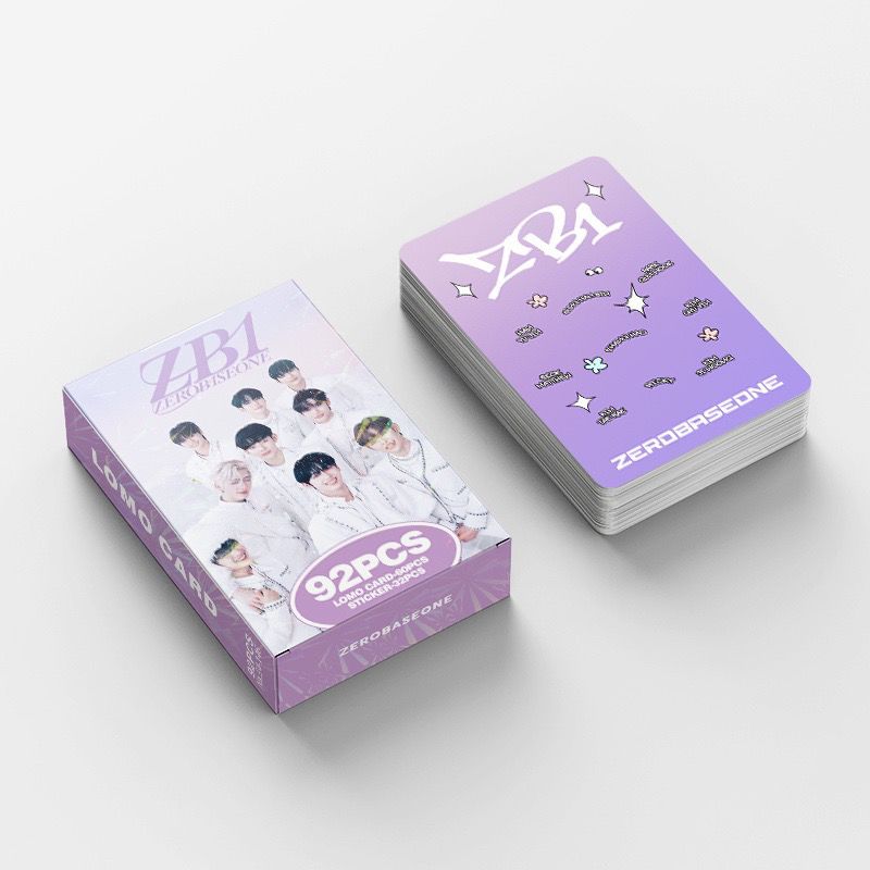ZB1 ZEROBASEONE PHOTOCARDS + STICKER 92 STÜCK