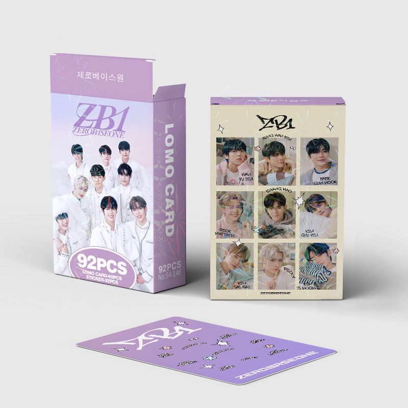 ZB1 ZEROBASEONE PHOTOCARDS + STICKER 92 STÜCK