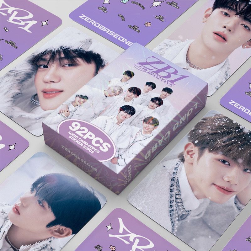 ZB1 ZEROBASEONE PHOTOCARDS + STICKER 92 STÜCK