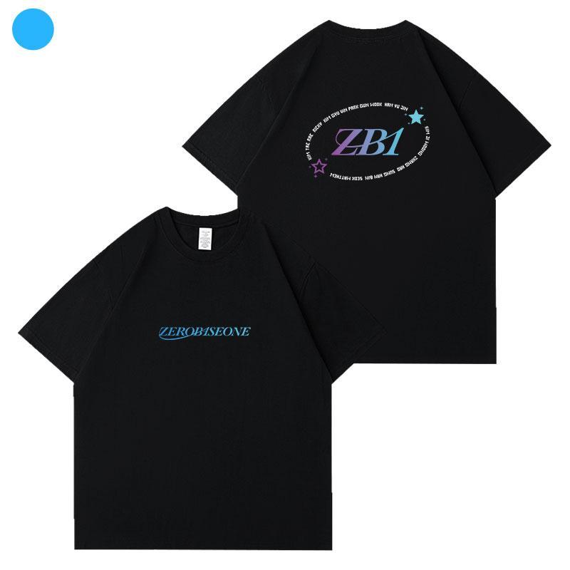 ZB1 ZEROBASEONE T-SHIRTS 100 % BAUMWOLLE – WEISS UND SCHWARZ