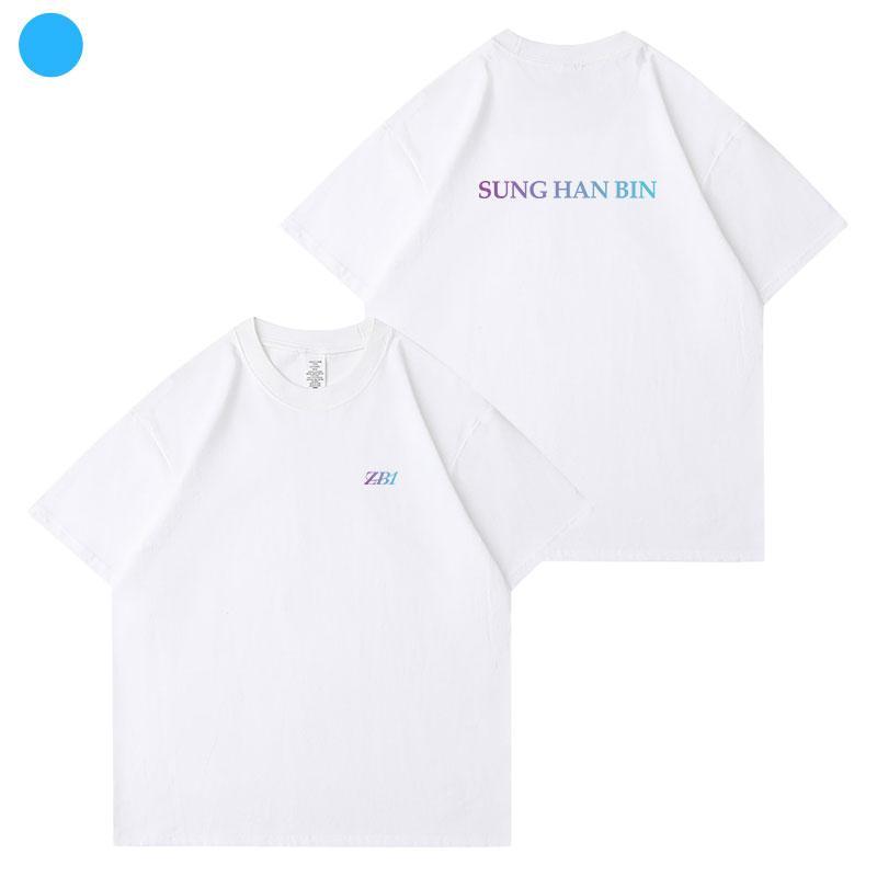 ZB1 ZEROBASEONE T-SHIRTS 100 % BAUMWOLLE – WEISS UND SCHWARZ