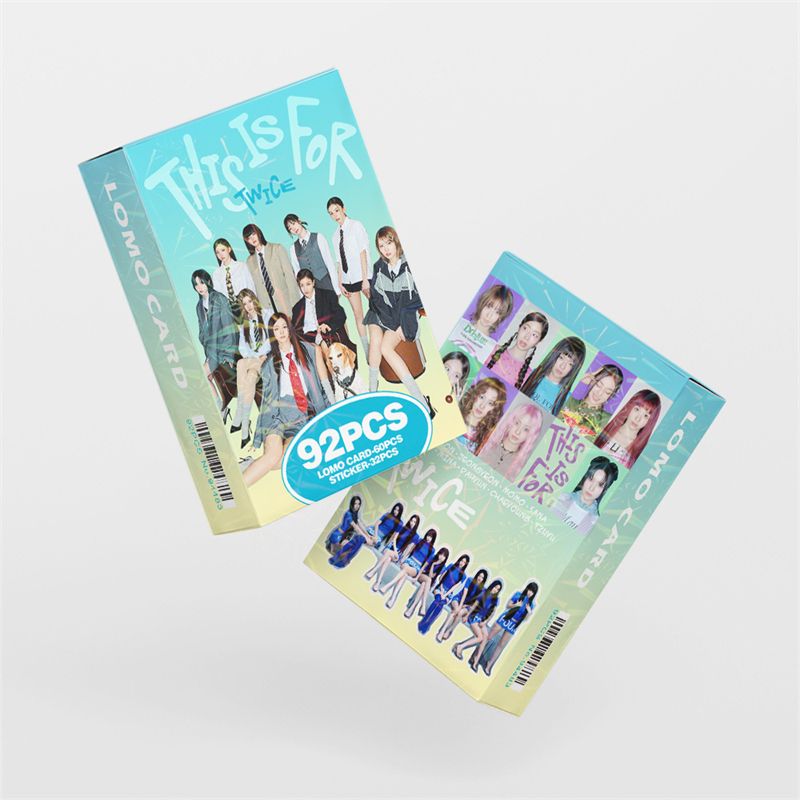 PHOTOCARDS TWICE DIES IST FÜR 92 STÜCK (60 Fotokarten + 32 Sticker)