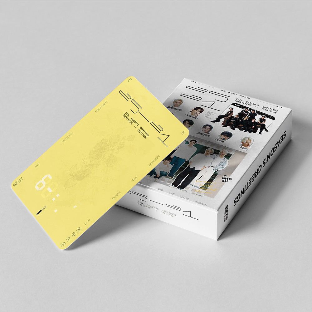 PHOTOCARDS ENHYPEN 2026 SEASON'S GREETINGS 55 PCS – PLANET STORE