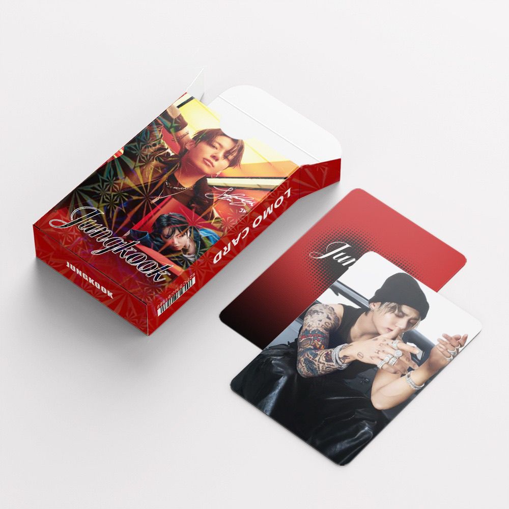 JUNGKOOK PHOTOCARDS 92 STÜCK (60 PHOTOCARDS + 32 STICKER)
