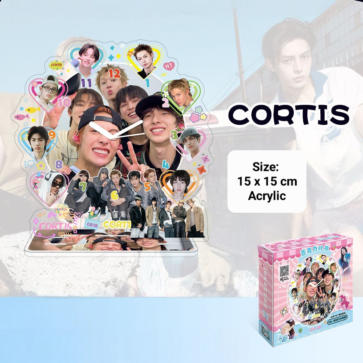 CORTIS TABLE CLOCK
