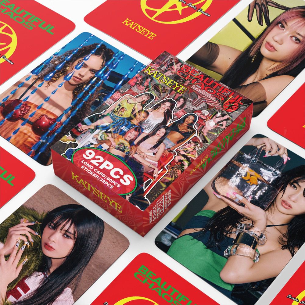 KATSEYE PHOTOCARDS + STICKERS 92 PCS