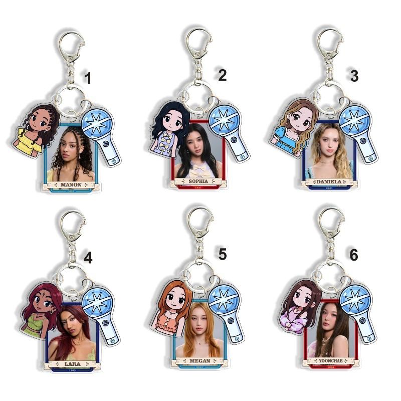 KATSEYE KEYCHAINS