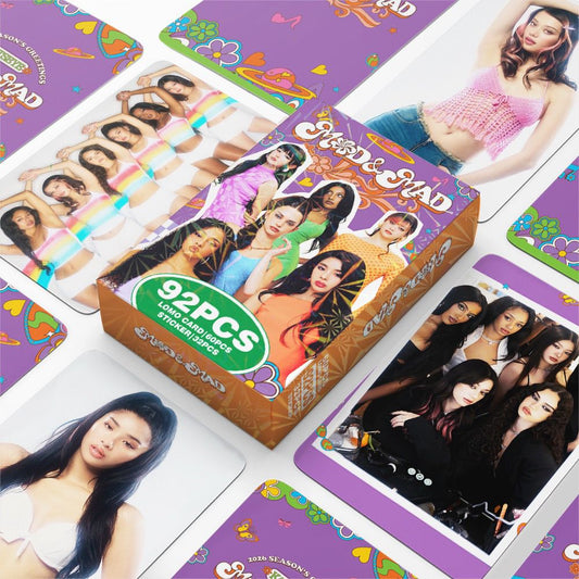 KATSEYE PHOTOCARDS + STICKERS 92 PCS