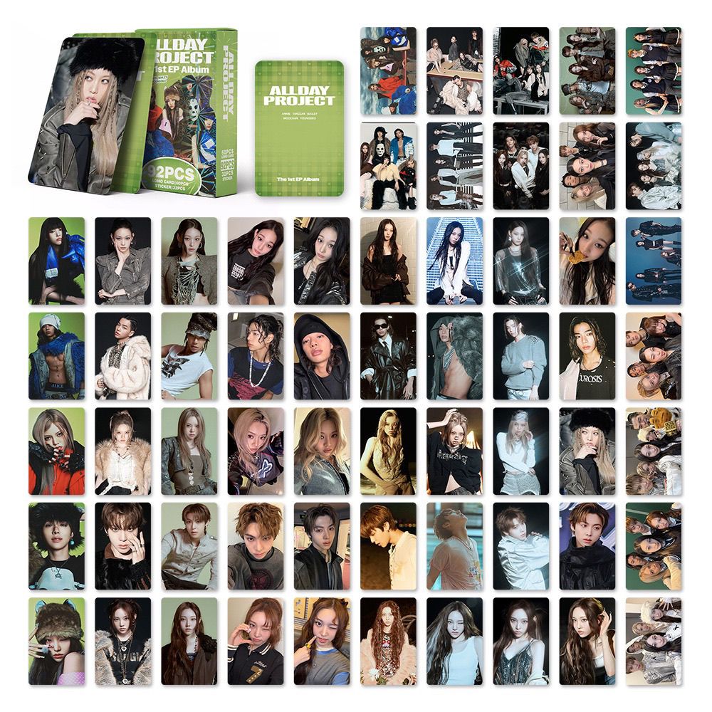 ALLDAY PROJECT PHOTOCARDS 92 TEILE (60 KARTEN + 32 STICKER)
