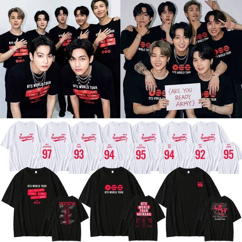 BTS WORLD TOUR 2026 ARIRANG T-SHIRTS 100% BAUMWOLLE