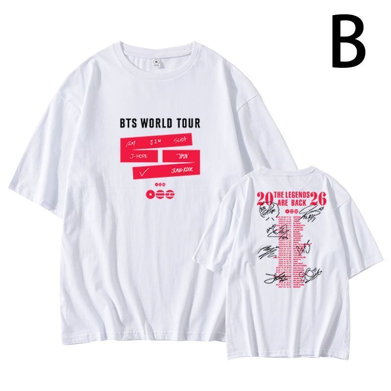 BTS WORLD TOUR 2026 ARIRANG T-SHIRTS 100% BAUMWOLLE