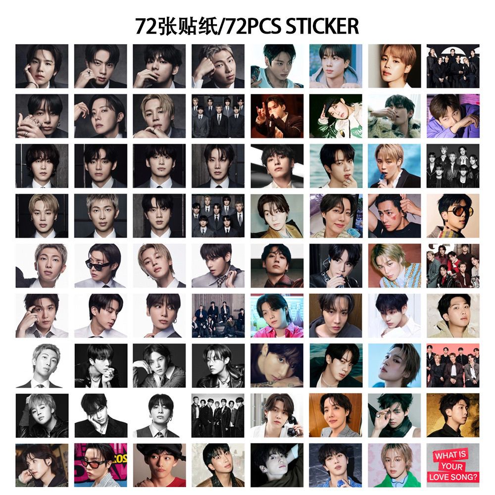 FOTOKARTEN BTS ARIRANG 127 STÜCK (55 Karten + 72 Sticker)