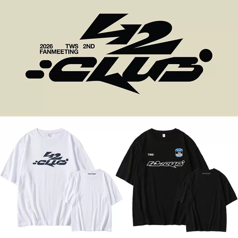 TWS MERCH 2026 42CLUB TSHIRTS 100% COTTON