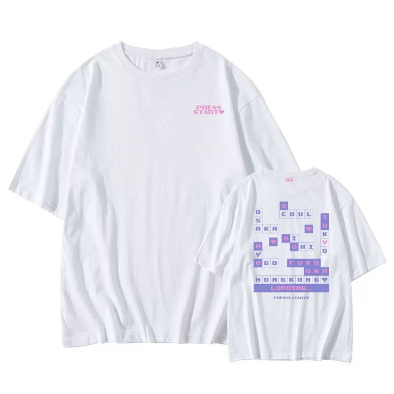ILLIT PRESS START TSHIRTS 100% COTTON – PLANET STORE