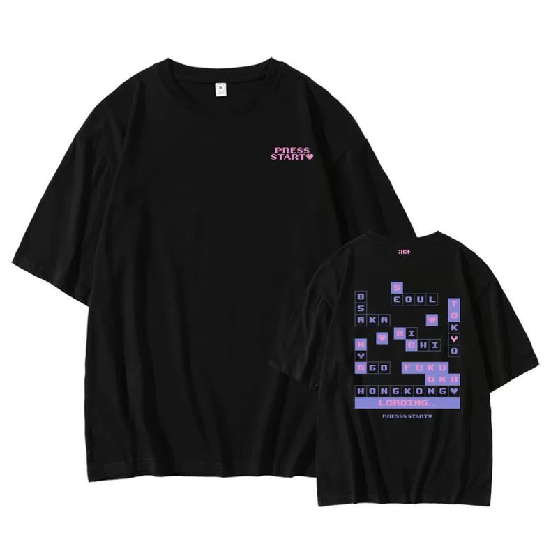 ILLIT PRESS START TSHIRTS 100% COTTON – PLANET STORE