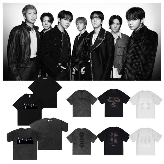 BTS WORLD TOUR 2026 MERCH T SHIRTS 100% COTTON