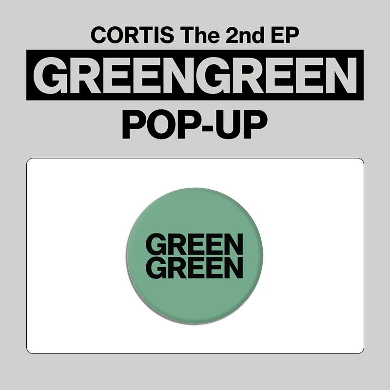 CORTIS GREENGREEN POP UP PINS 3 UNITS – PLANET STORE