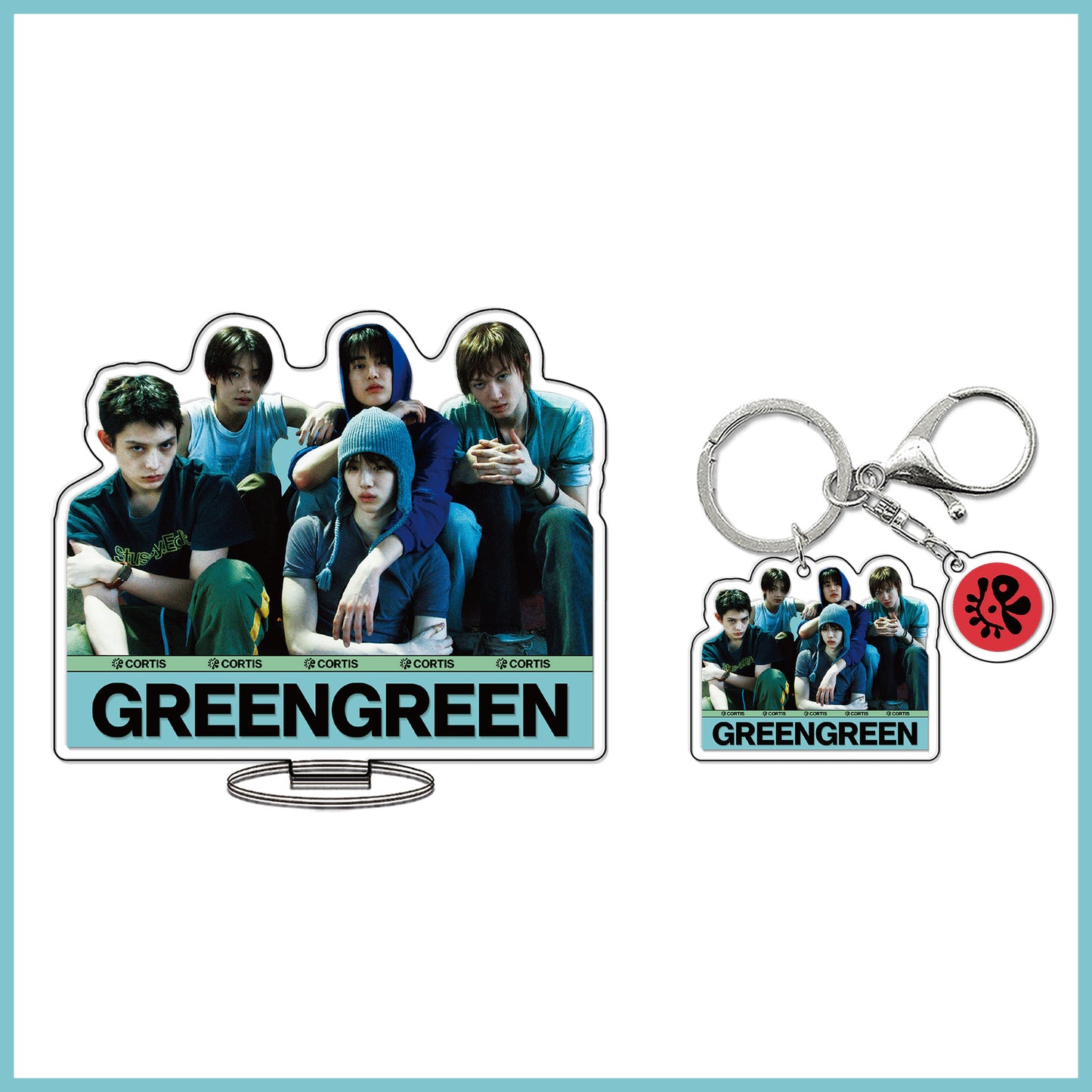 CORTIS MINI DECORATIVE ACRYLIC TOTEM AND KEYCHAIN