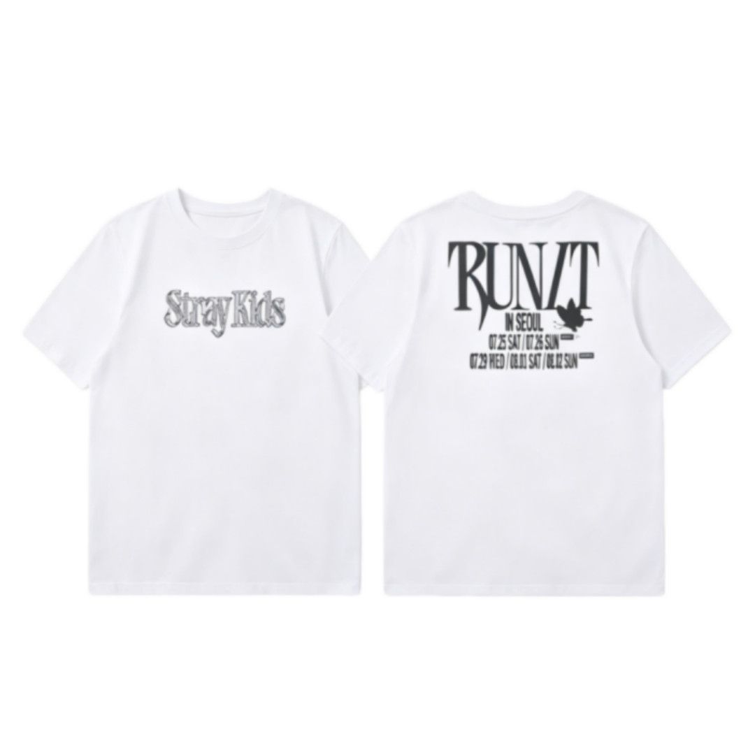 Stray Kids RUN it スキズ フォトTシャツ 【L】 PRE-ORDER] Stray Kids