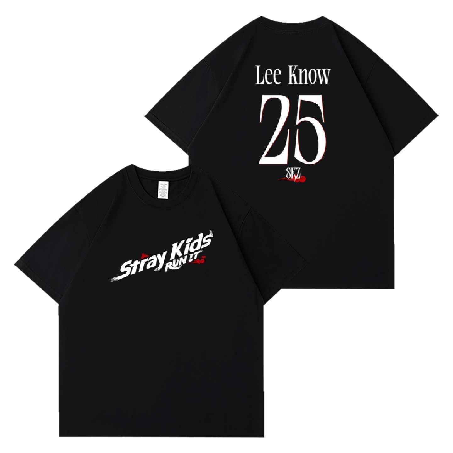 STRAY KIDS RUN IT T-SHIRTS 100% COTTON – PLANET STORE
