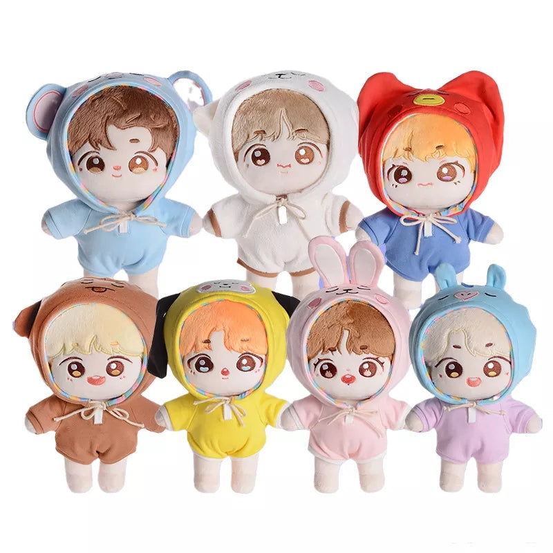 DOLL BTS + BT21 CLOTHING (all members)