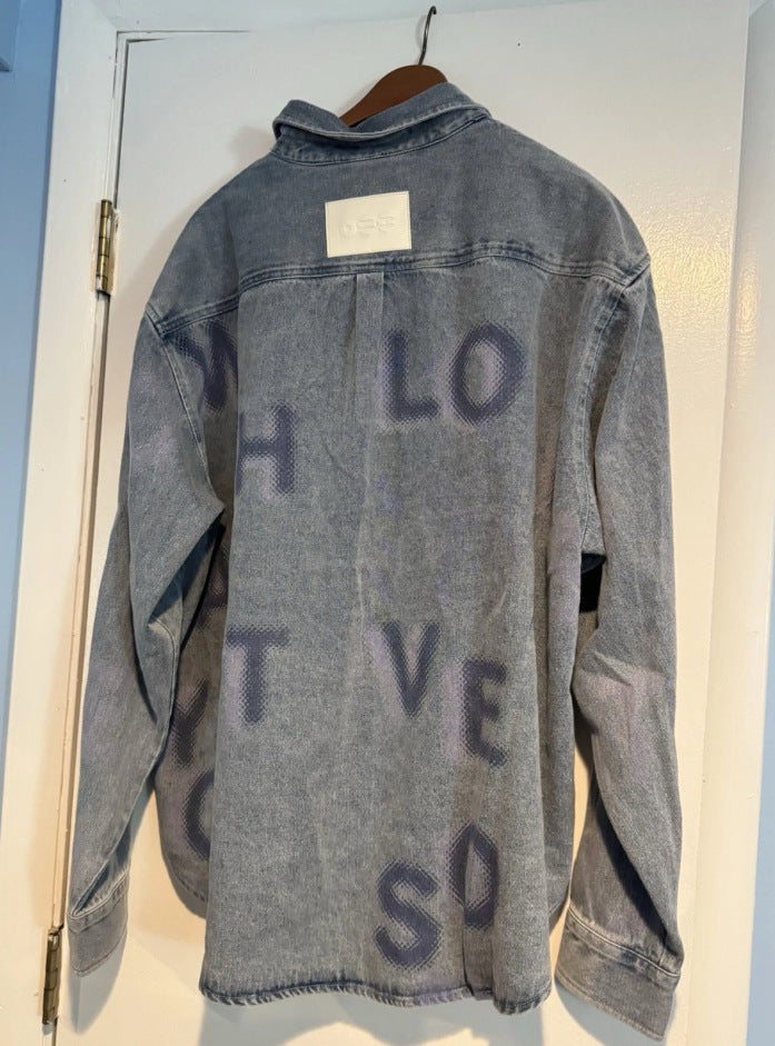 BTS ARIRANG WORLD TOUR DENIM SHIRT