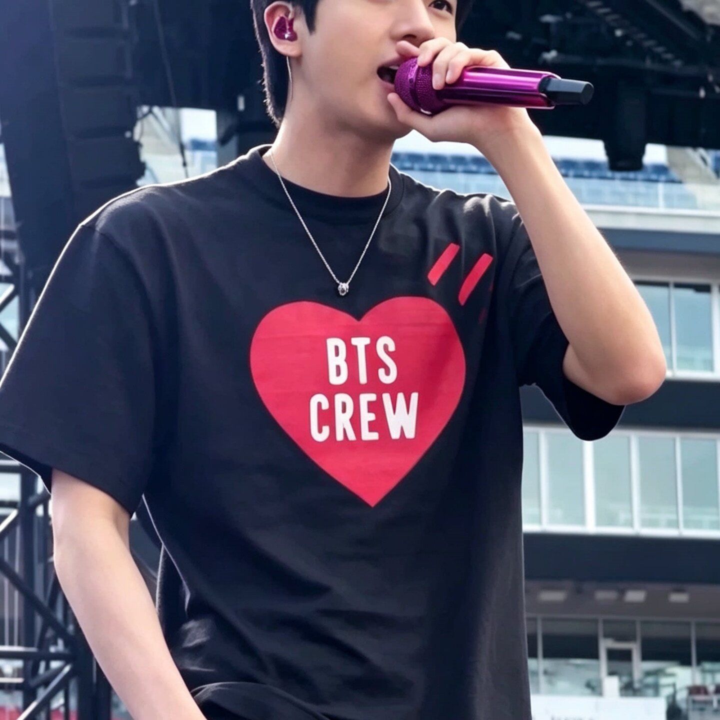 BTS CREW Heart T-Shirt