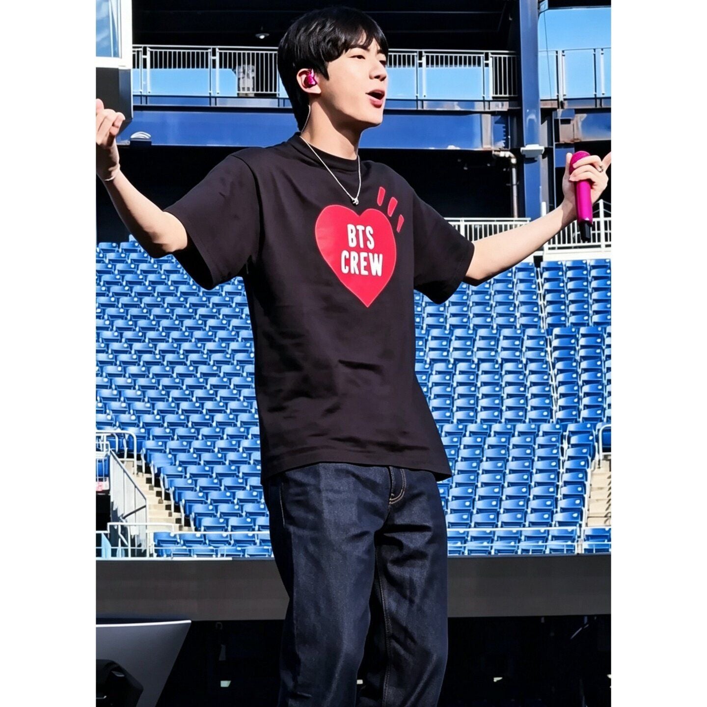BTS CREW Heart T-Shirt