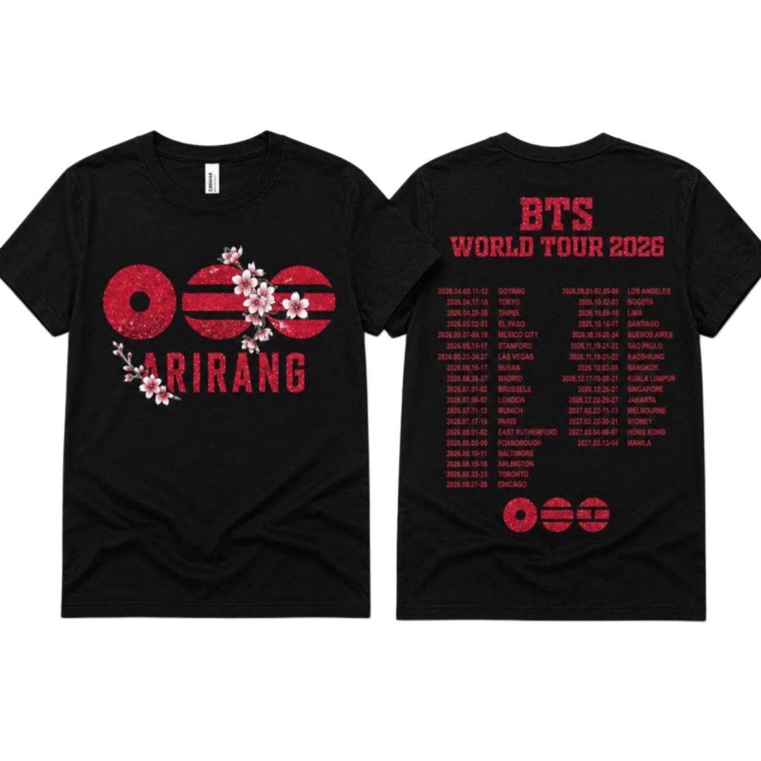 BTS ARIRANG T-SHIRT 100% COTTON