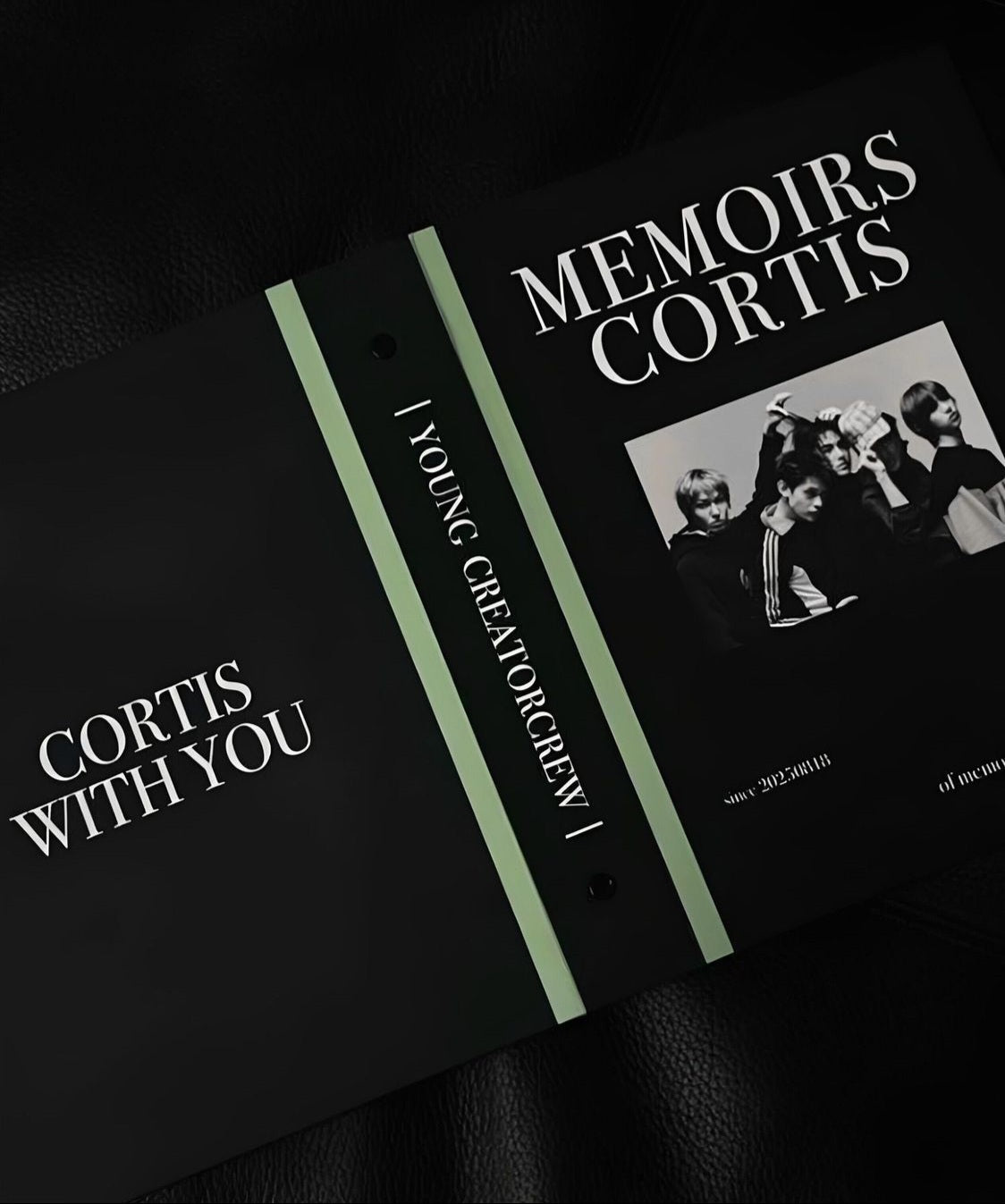 CORTIS BINDER + 20 PLASTIC SHEETS
