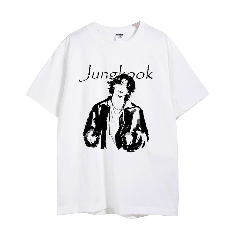BTS JUNGKOOK T-SHIRTS 100% COTTON