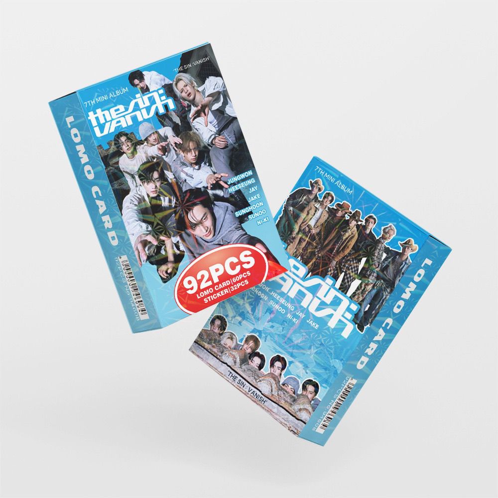 PHOTOCARDS ENHYPEN THE SIN: VANISH 92 PCS (60 Photocards + 32 Stickers)