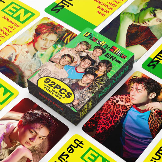 PHOTOCARDS ENHYPEN THE SIN: BLISS 92 PCS (60 Photocards + 32 Stickers)
