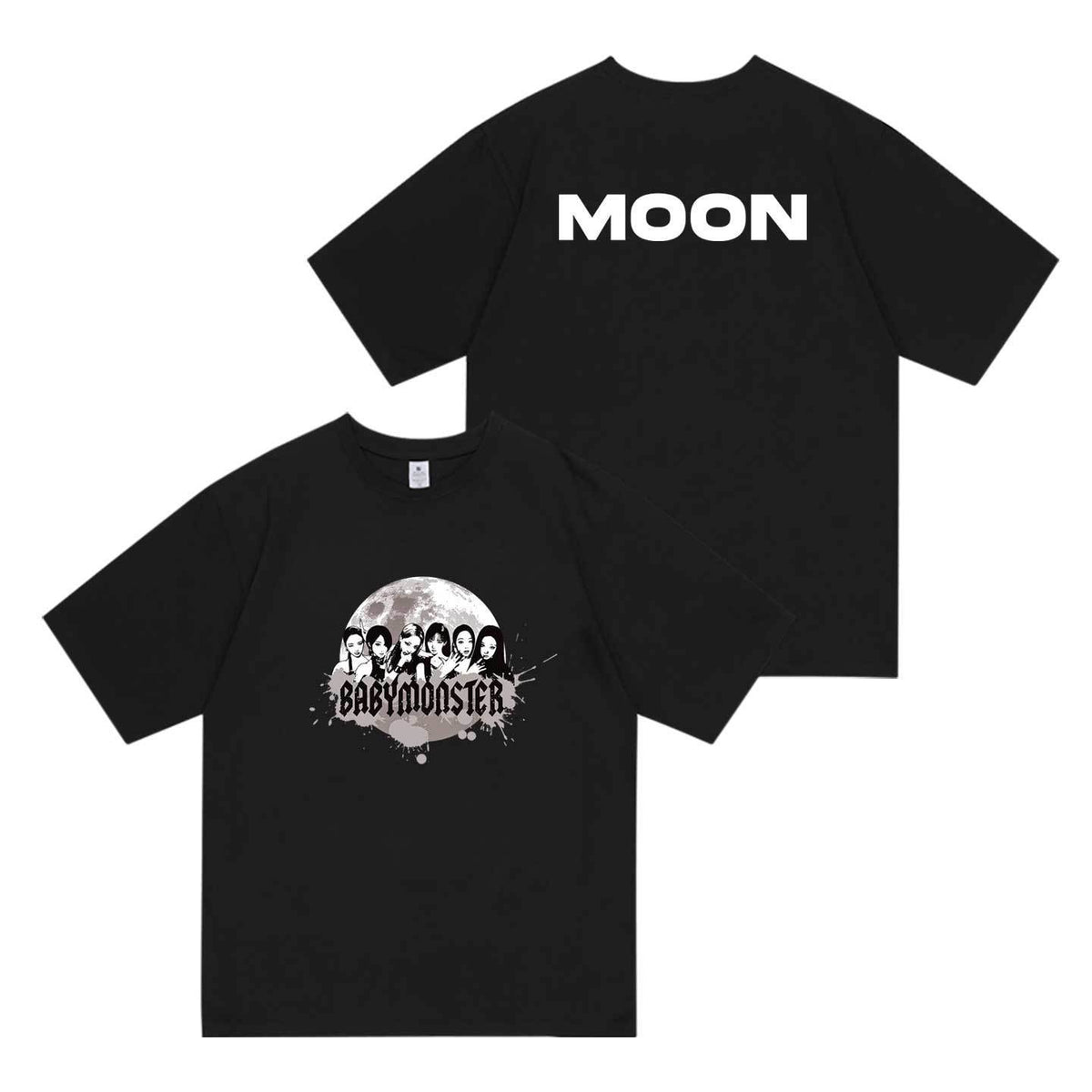 BABYMONSTER MOON TSHIRTS 100% COTTON