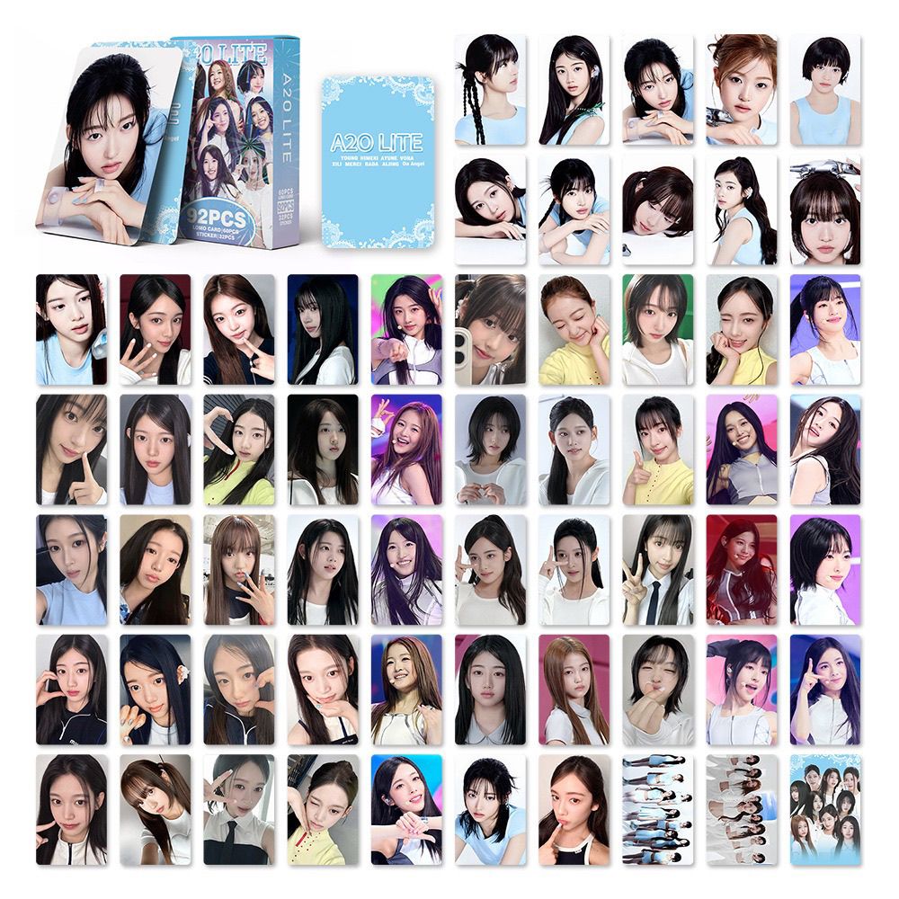 A20LITE PHOTOCARDS 92pcs (60 CARDS + 32 stickers)