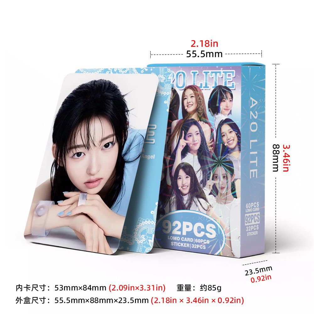 A20LITE PHOTOCARDS 92pcs (60 CARDS + 32 stickers)