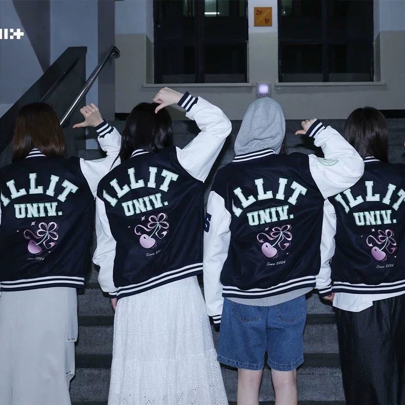 ILLIT COLLEGE JACKET