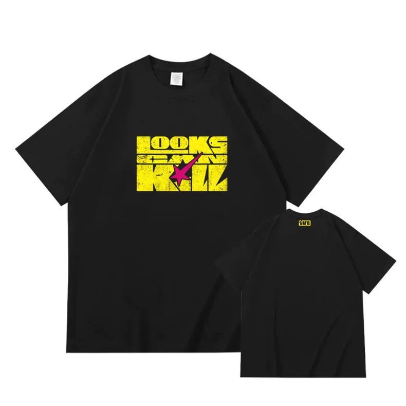 IVE TSHIRTS LOOKS CAN KILL 100% COTTON