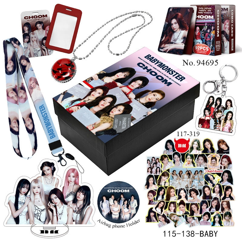 BABYMONSTER BOX WITH VARIOUS ITEMS