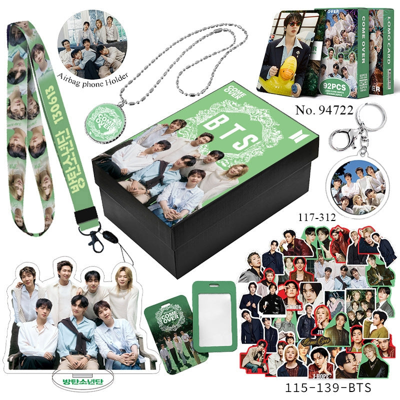 BTS BOX WITH VARIOUS ITEMS