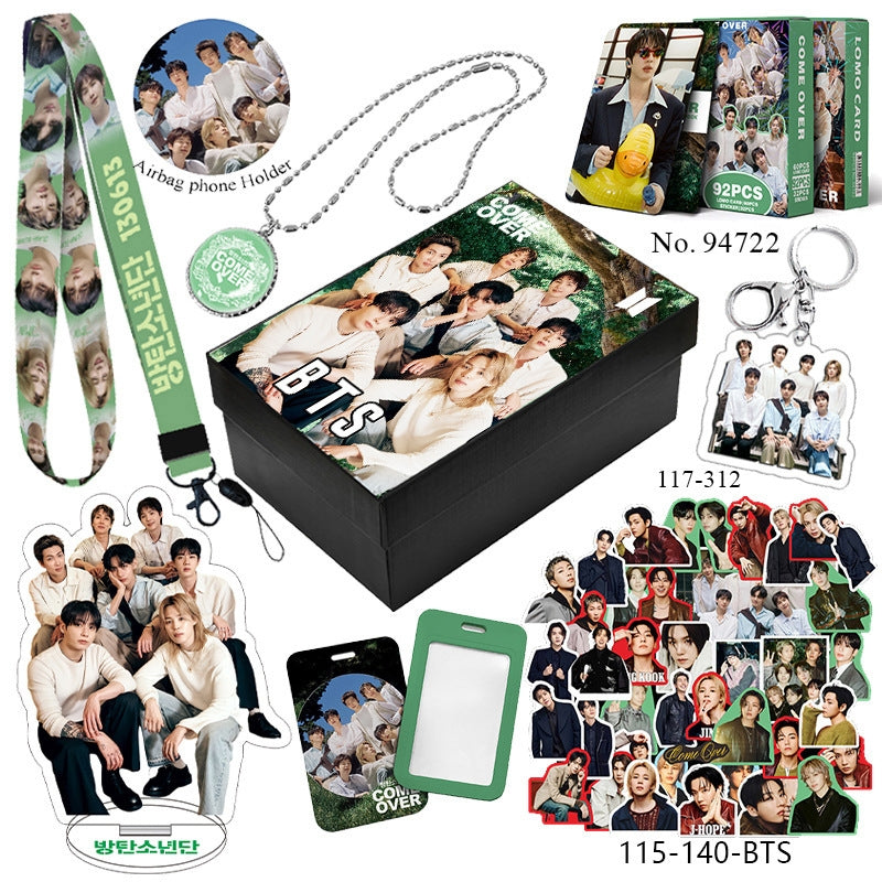 BTS BOX WITH VARIOUS ITEMS