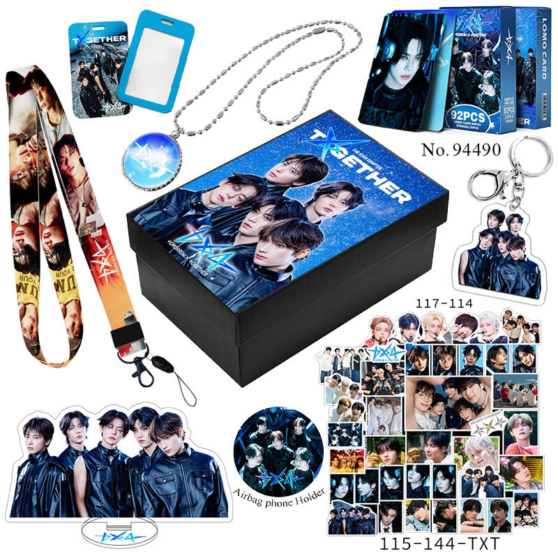 TXT BOX WITH VARIOUS ITEMS