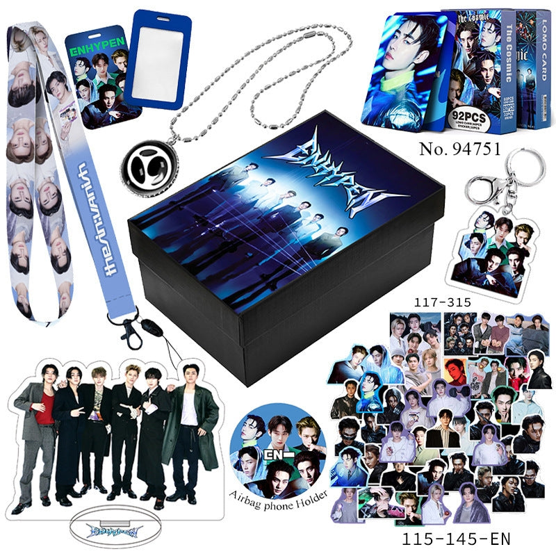 ENHYPEN BOX WITH VARIOUS ITEMS