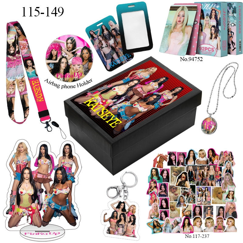 KATSEYE BOX WITH VARIOUS ITEMS