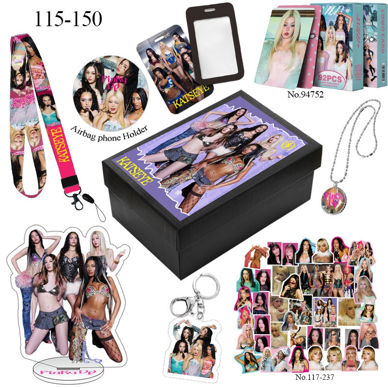 KATSEYE BOX WITH VARIOUS ITEMS