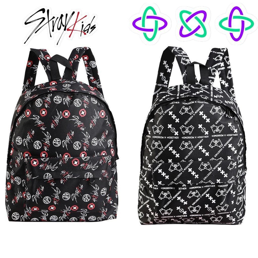 STRAY KIDS AND TXT BACKPACKS