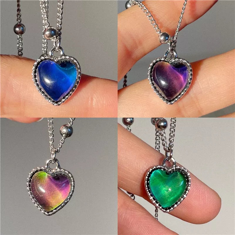 V BTS COLOR CHANGING STAINLESS STEEL NECKLACE