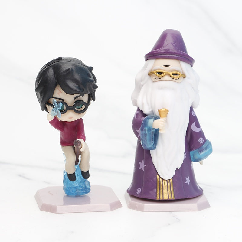 KIT FIGURAS DE ACCIÓN HARRY POTTER 6 PIEZAS