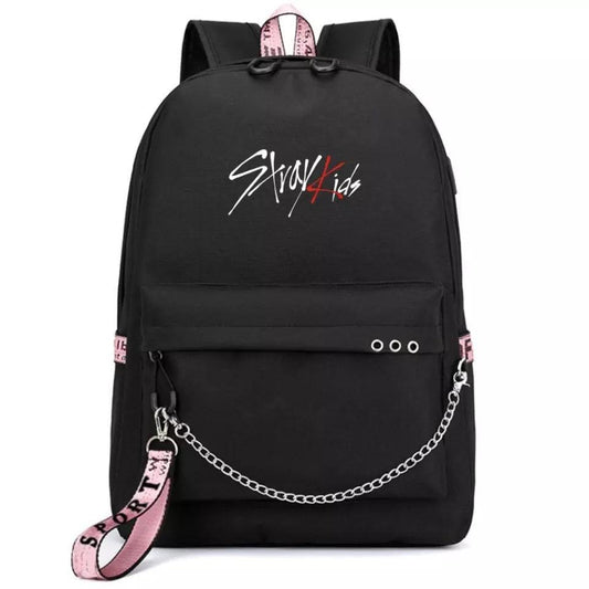 MOCHILAS STRAY KIDS (en tres colores)