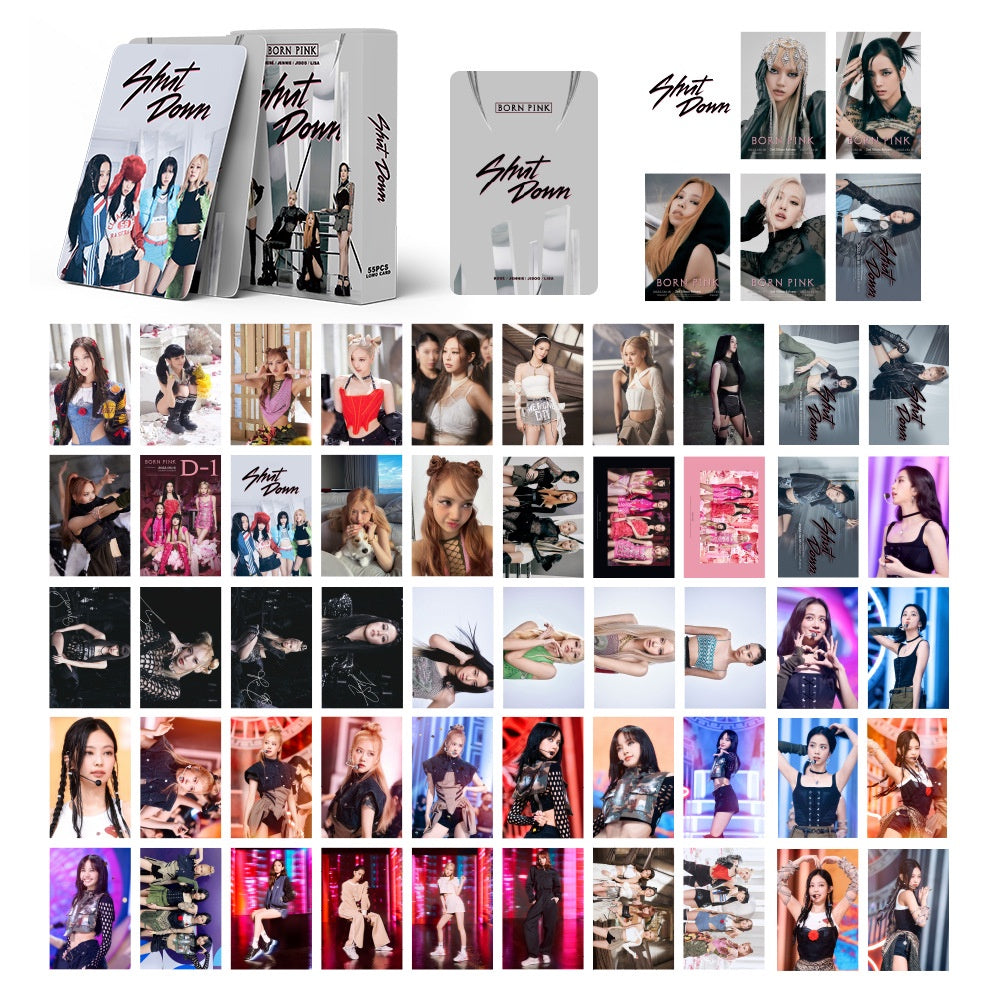 KIT C/ 55 PHOTOCARDS BLACKPINK SHUT DOWN